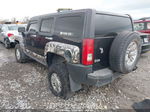 2007 Hummer H3 Suv Black vin: 5GTDN13E678211627