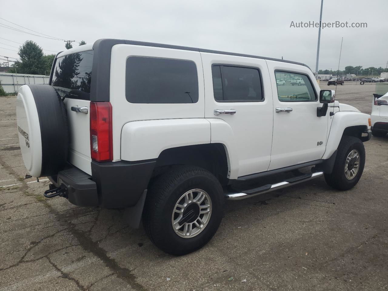 2007 Hummer H3  Белый vin: 5GTDN13E678215466