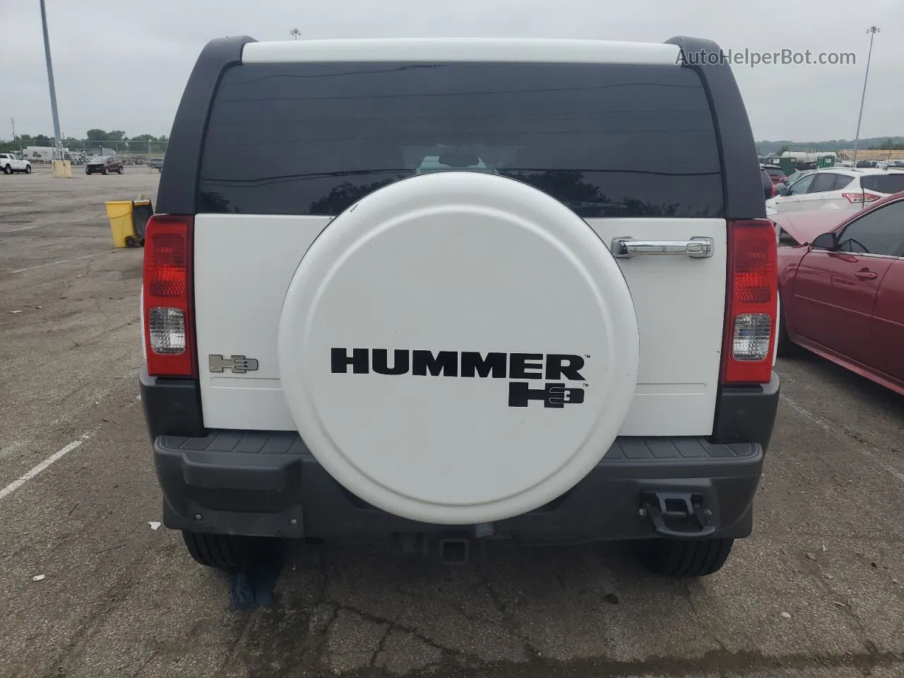 2007 Hummer H3  Белый vin: 5GTDN13E678215466