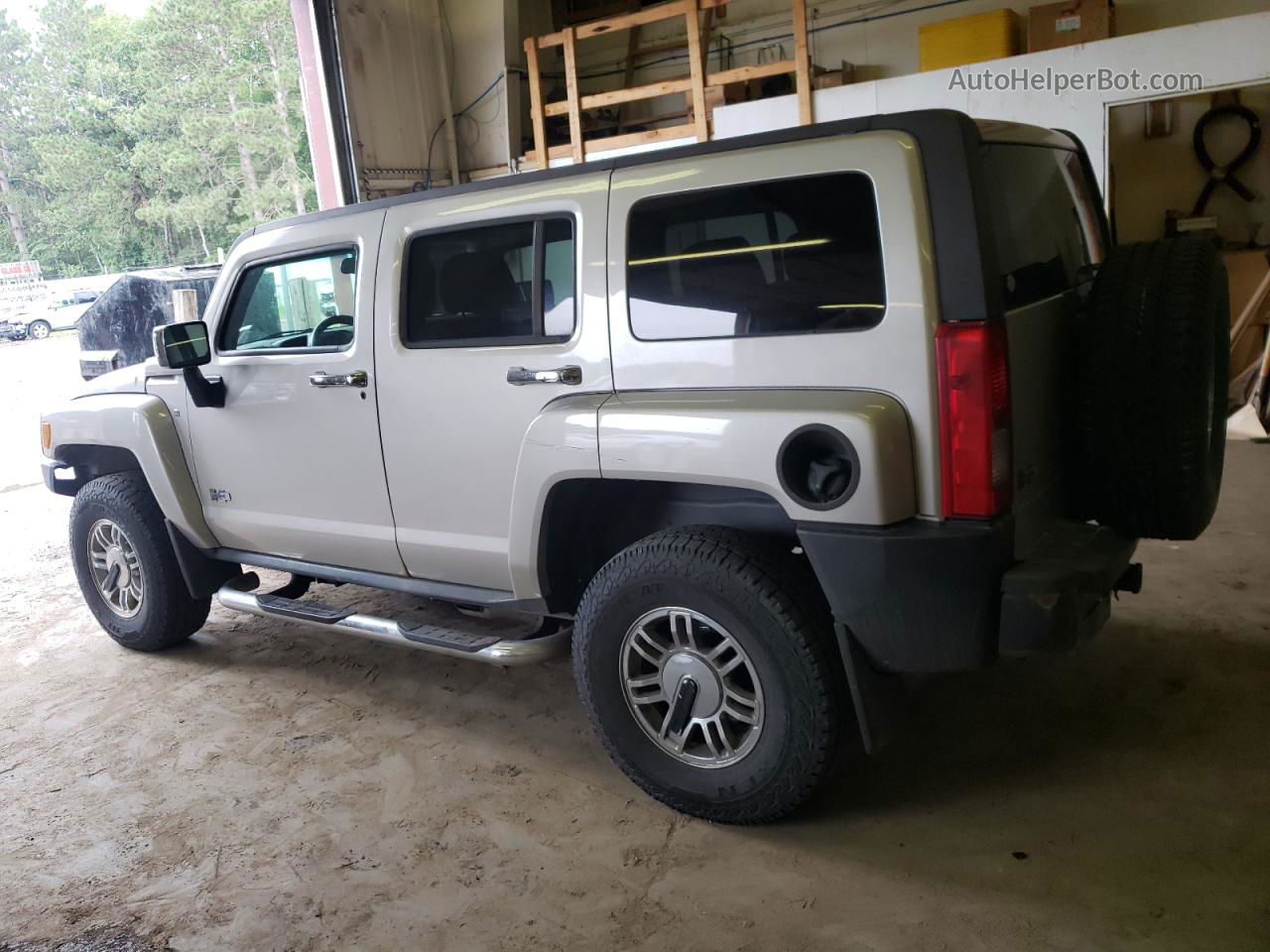 2007 Hummer H3  Серый vin: 5GTDN13E678237645