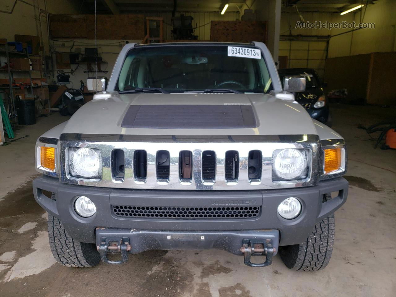 2007 Hummer H3  Gray vin: 5GTDN13E678237645