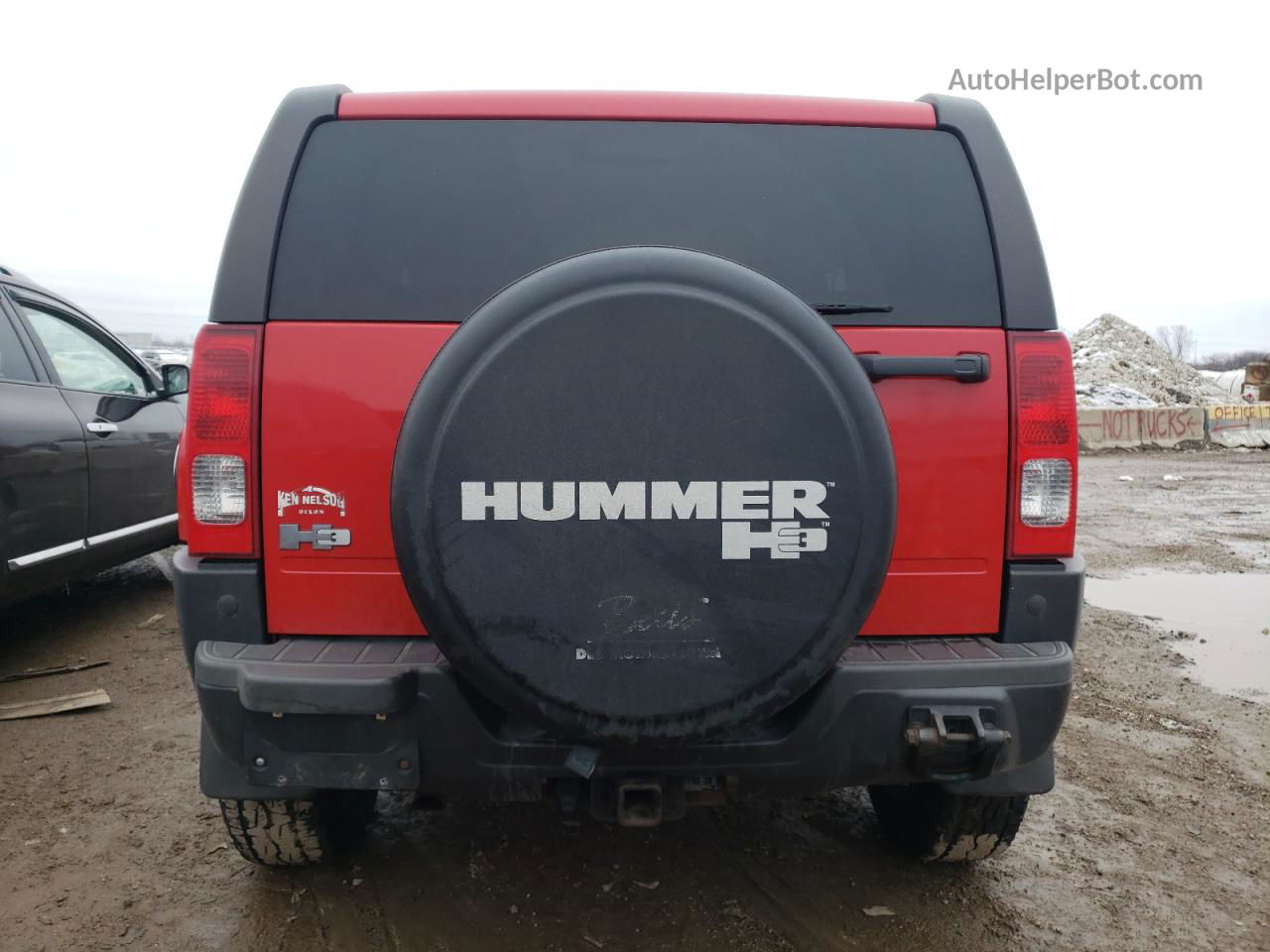 2007 Hummer H3  Red vin: 5GTDN13E678250671