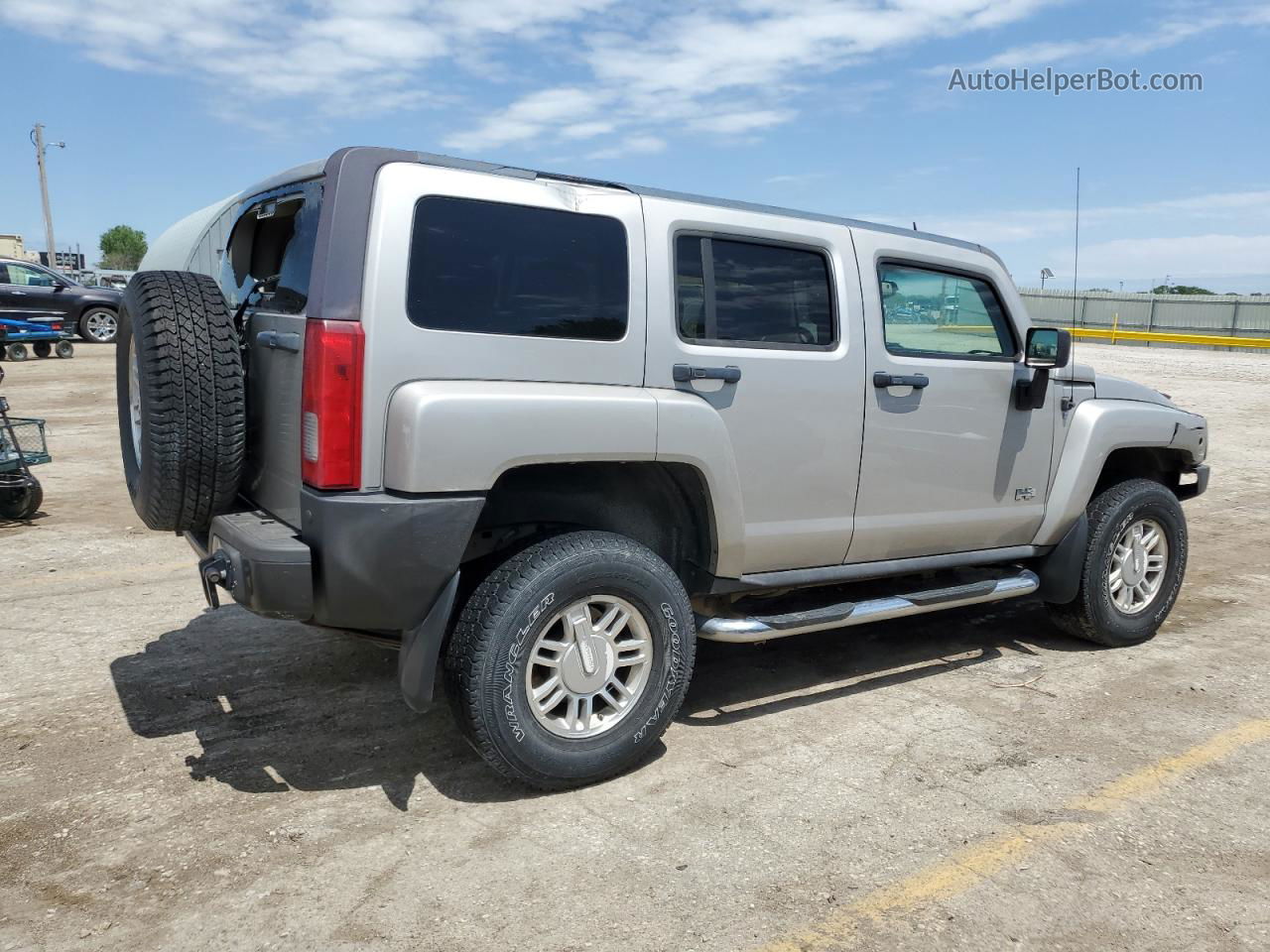 2007 Hummer H3  Tan vin: 5GTDN13E778171901