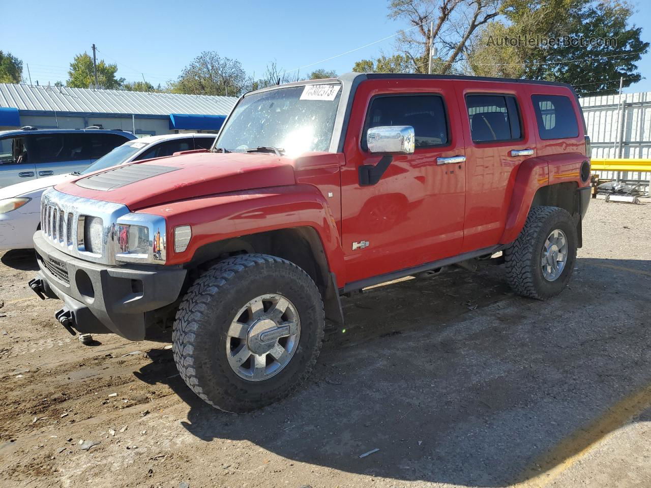 2007 Hummer H3  Красный vin: 5GTDN13E778211118