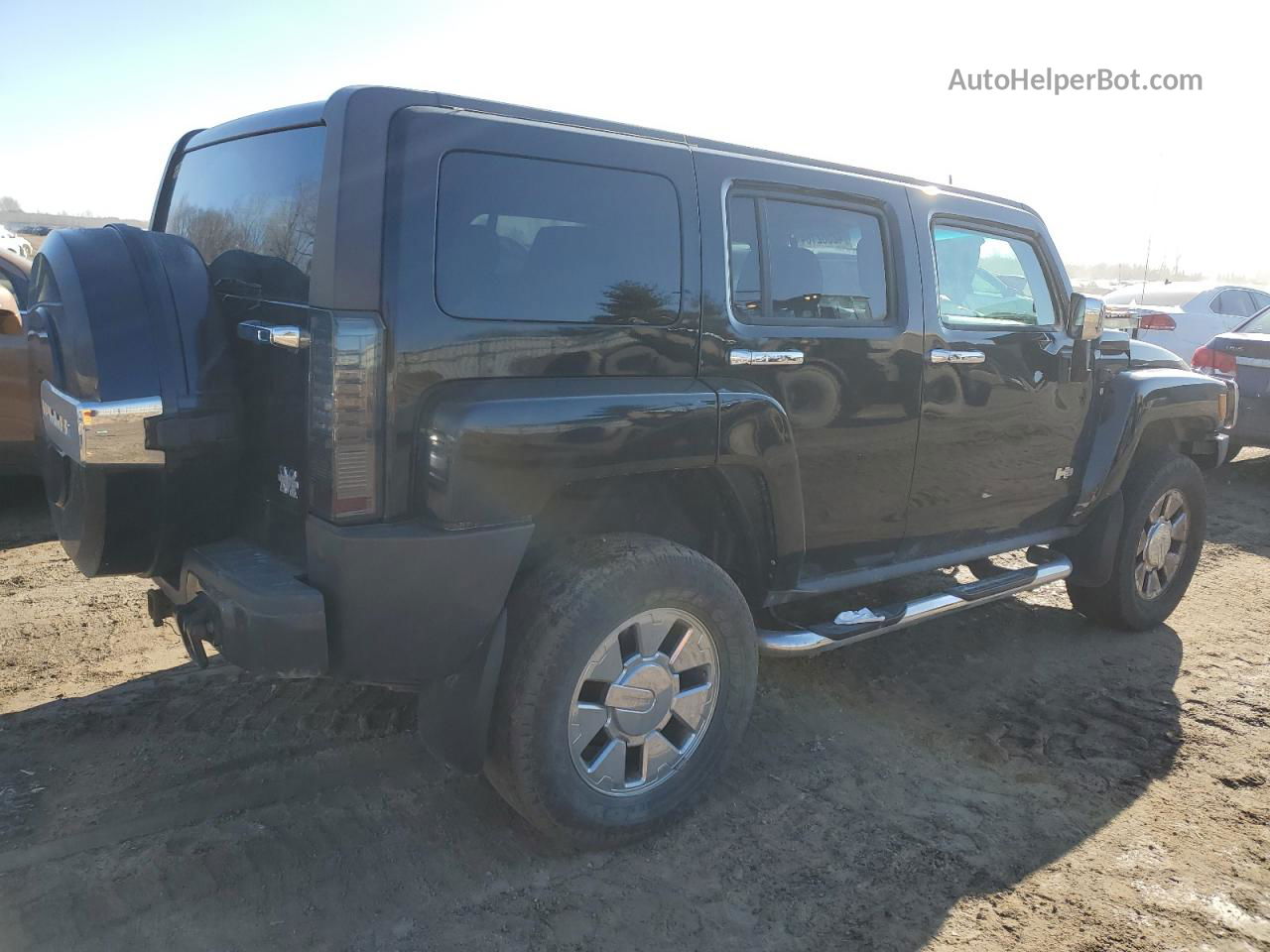 2007 Hummer H3  Черный vin: 5GTDN13E778222250