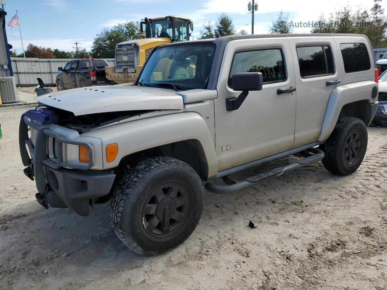 2007 Hummer H3  Бежевый vin: 5GTDN13E778244345