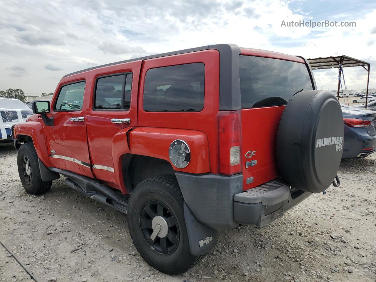 2007 Hummer H3  Красный vin: 5GTDN13E778252834