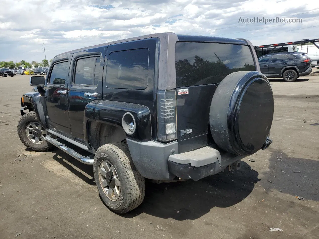 2007 Hummer H3  Black vin: 5GTDN13E778255670