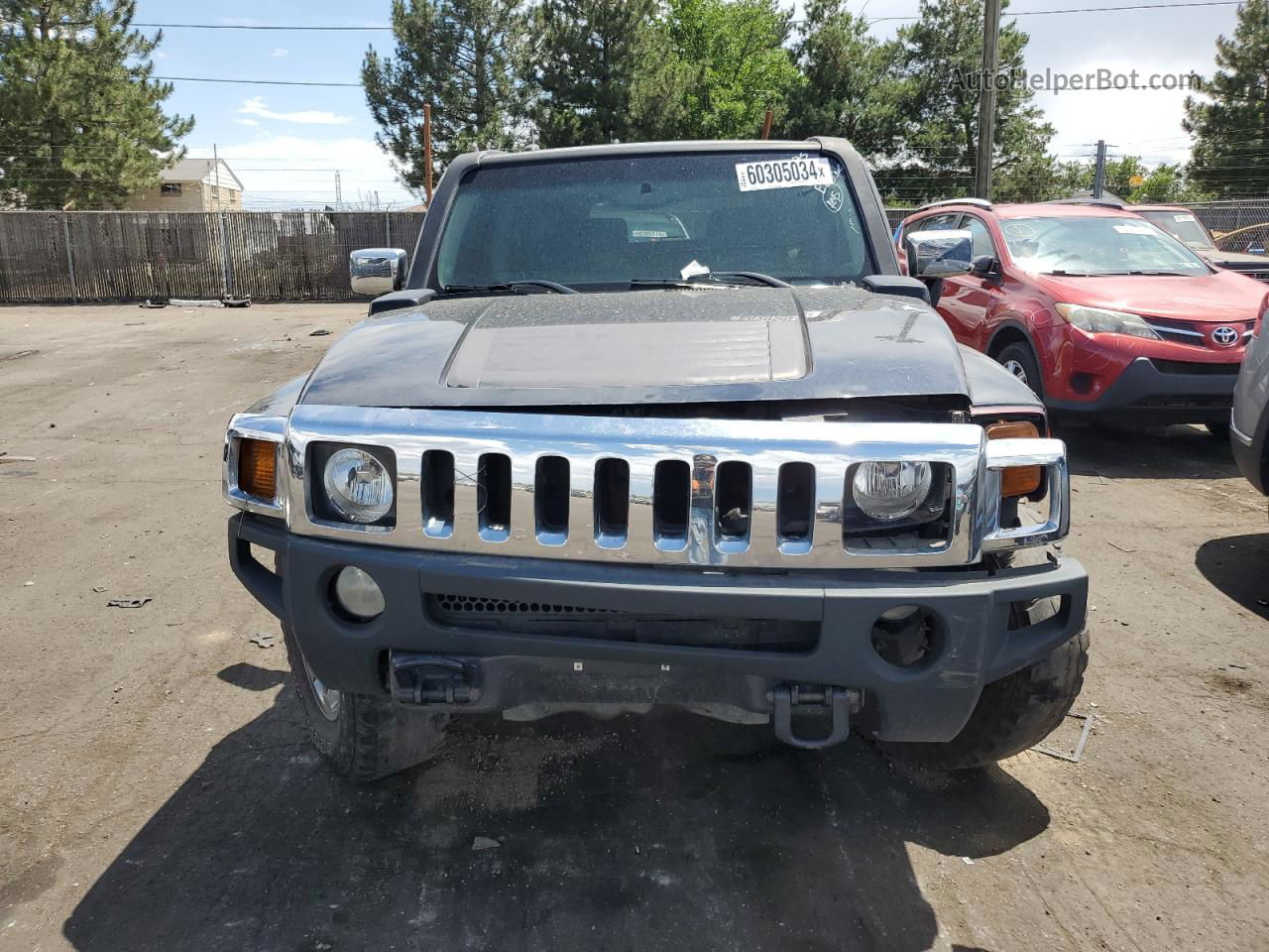 2007 Hummer H3  Black vin: 5GTDN13E778255670