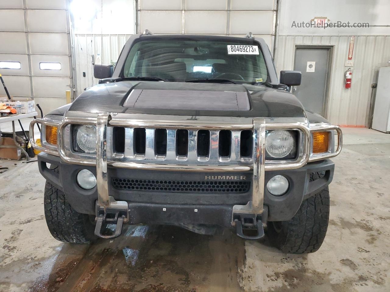 2007 Hummer H3  Черный vin: 5GTDN13E878105700