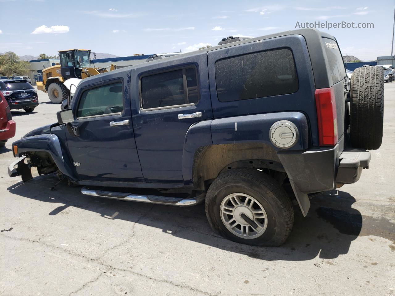 2007 Hummer H3  Blue vin: 5GTDN13E878115529