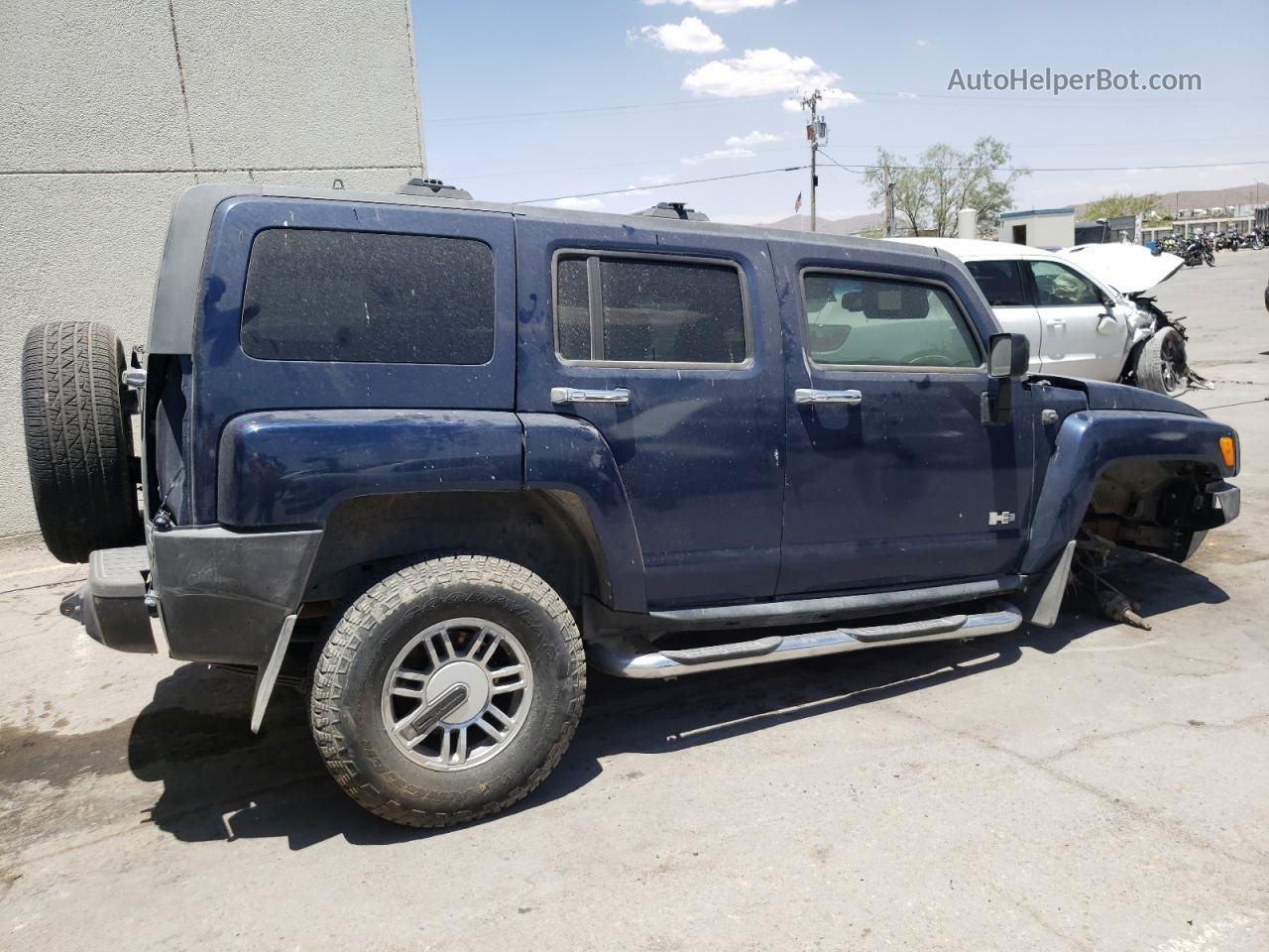 2007 Hummer H3  Синий vin: 5GTDN13E878115529