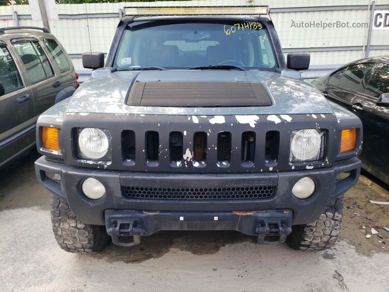 2007 Hummer H3  Blue vin: 5GTDN13E878147560