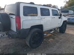 2007 Hummer H3 Suv White vin: 5GTDN13E878156713