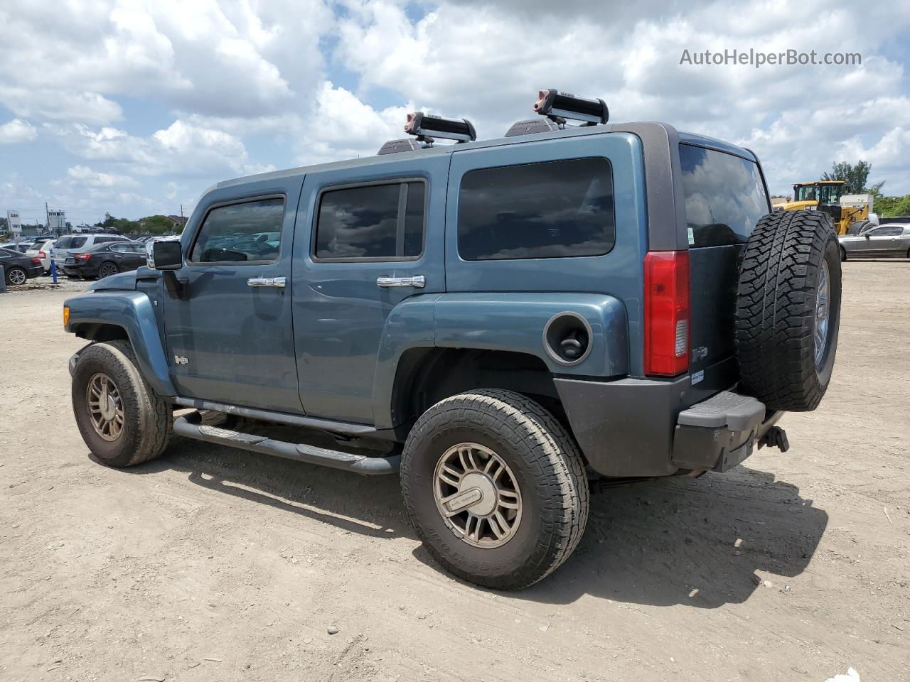 2007 Hummer H3  Blue vin: 5GTDN13E878170515