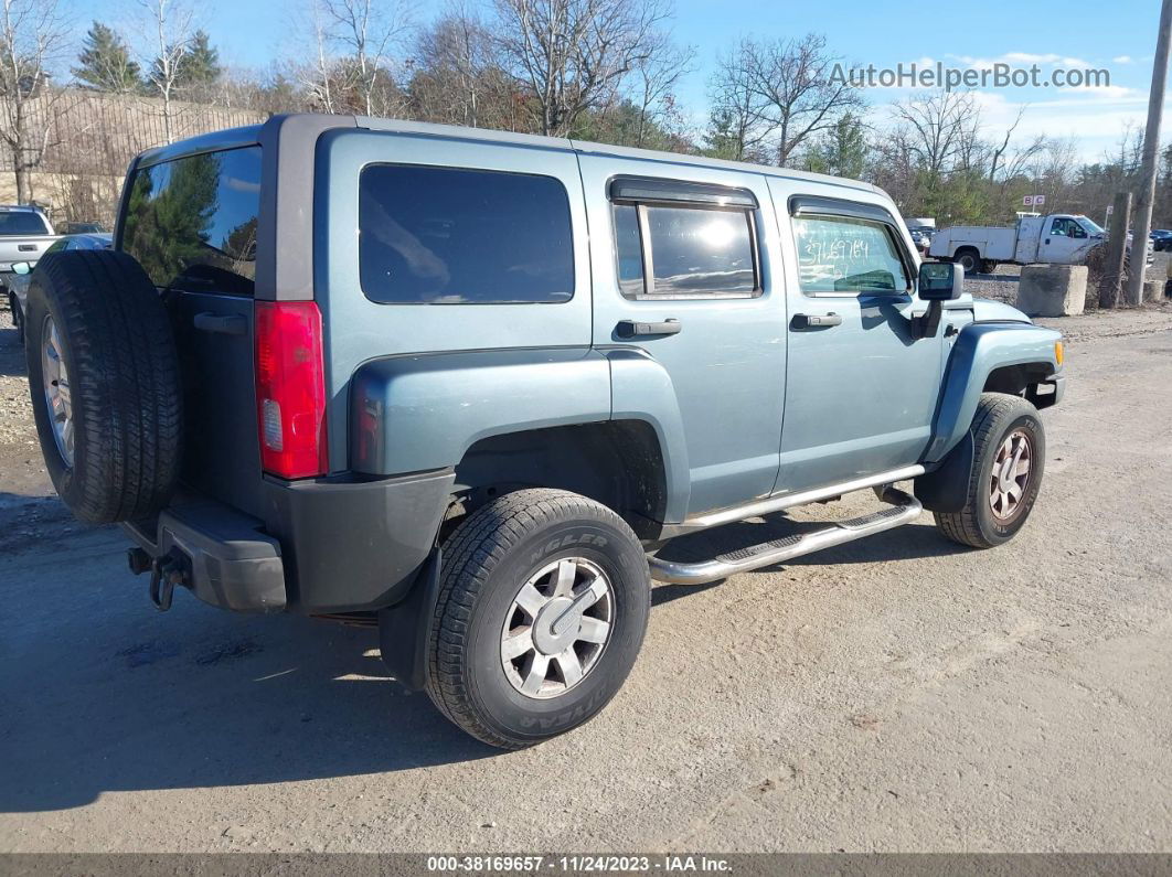 2007 Hummer H3 Suv Gray vin: 5GTDN13E878175519