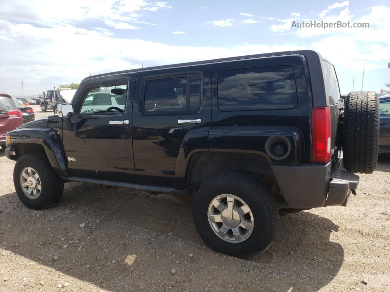 2007 Hummer H3  Black vin: 5GTDN13E878240188