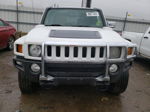 2007 Hummer H3  White vin: 5GTDN13E978139886