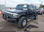 2007 Hummer H3 Suv Dark Blue vin: 5GTDN13E978155571