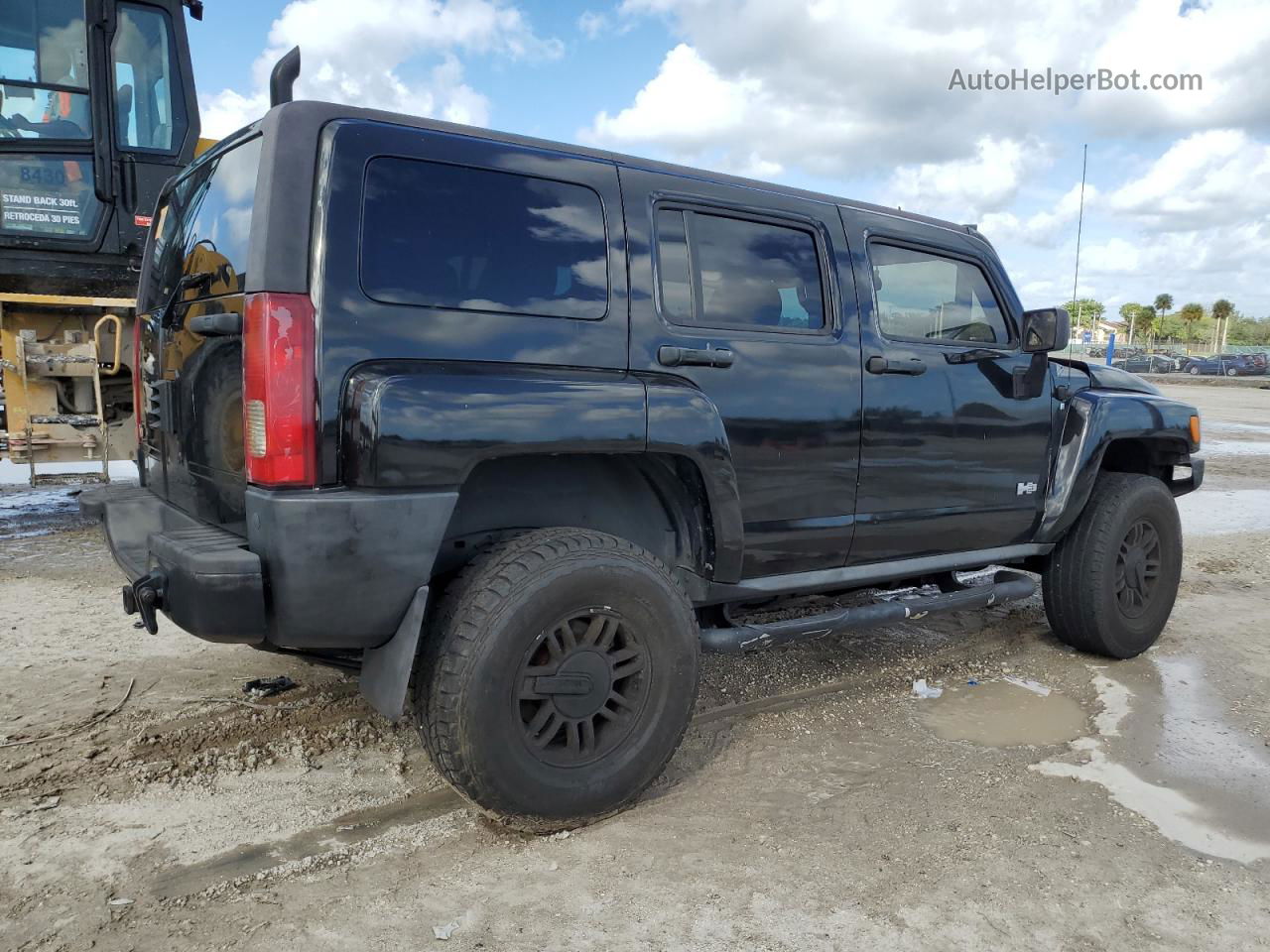 2007 Hummer H3  Black vin: 5GTDN13E978163220