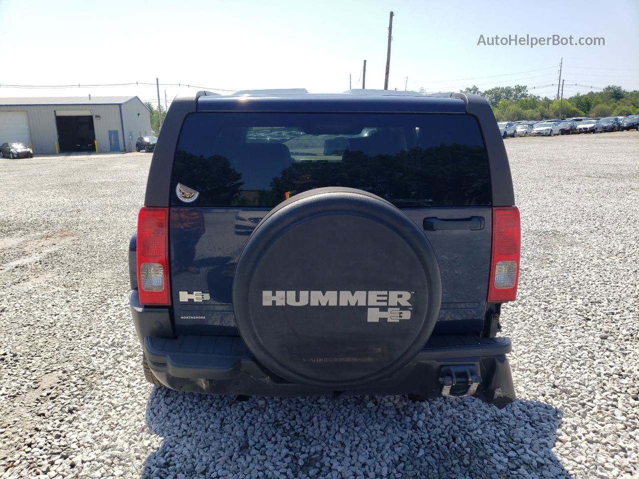 2007 Hummer H3  Синий vin: 5GTDN13E978165825