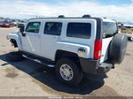 2007 Hummer H3 Suv White vin: 5GTDN13E978174475