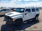 2007 Hummer H3 Suv White vin: 5GTDN13E978174475