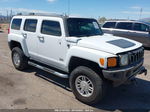 2007 Hummer H3 Suv White vin: 5GTDN13E978174475