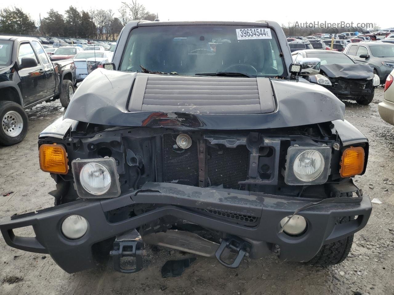 2007 Hummer H3  Black vin: 5GTDN13E978192958