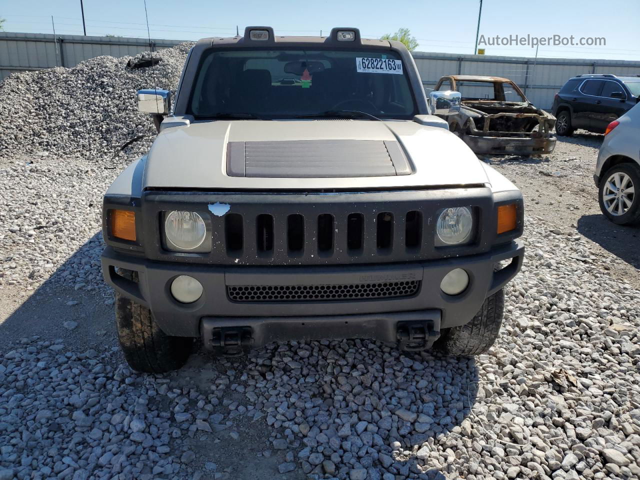 2007 Hummer H3  Gray vin: 5GTDN13E978203425