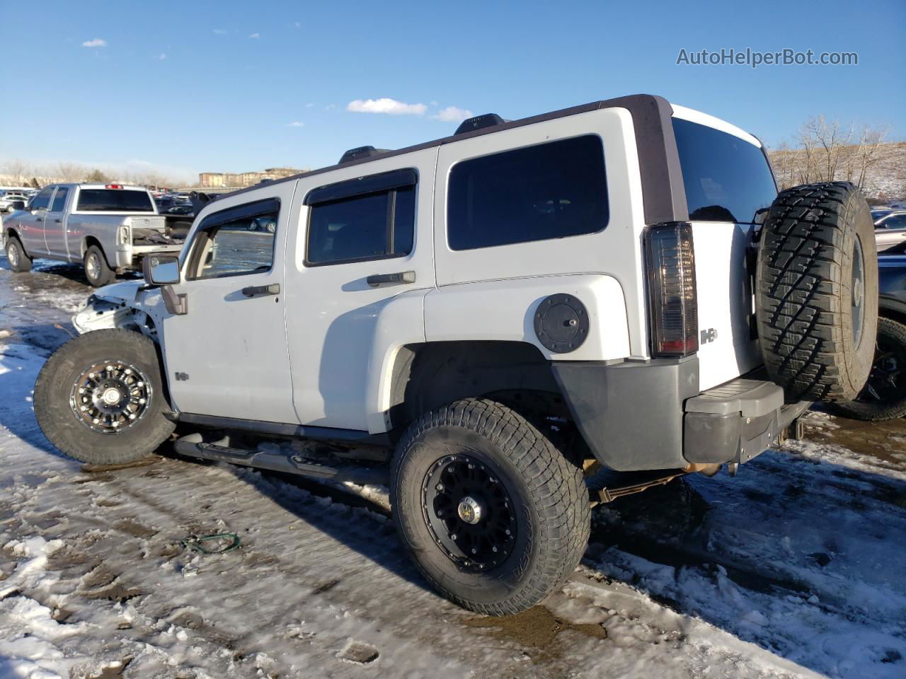 2007 Hummer H3  Белый vin: 5GTDN13E978204395