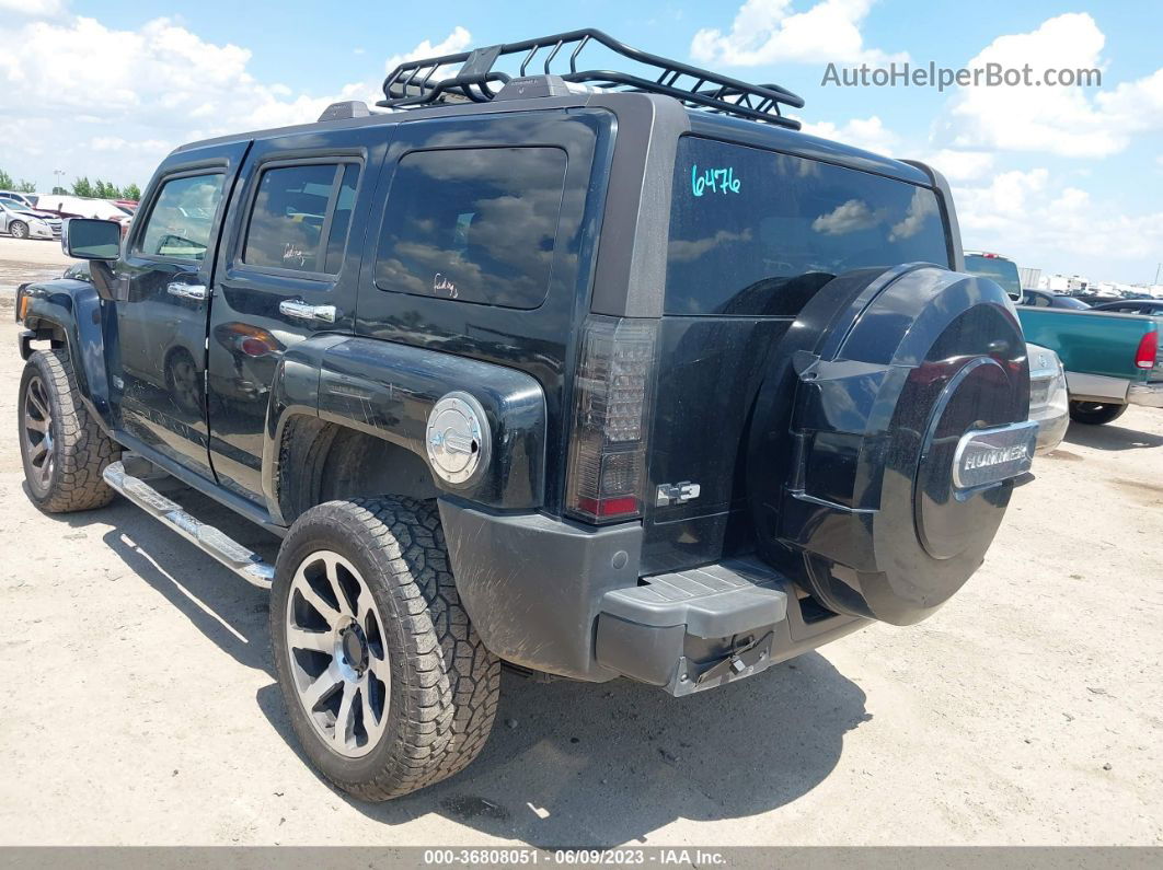 2007 Hummer H3 Suv Черный vin: 5GTDN13E978236716