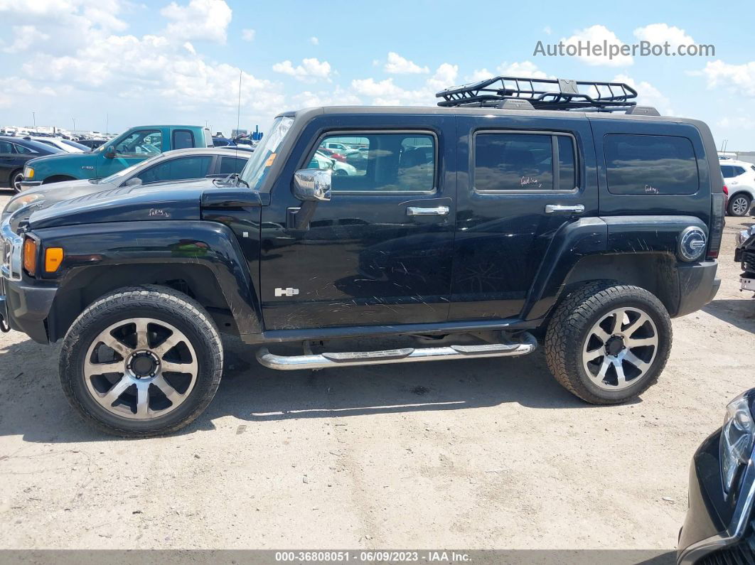 2007 Hummer H3 Suv Черный vin: 5GTDN13E978236716