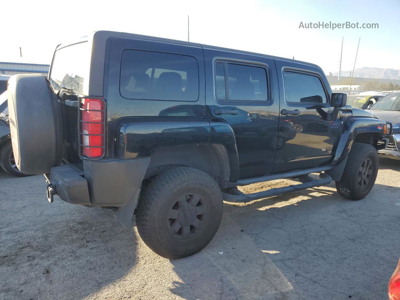 2007 Hummer H3  Black vin: 5GTDN13E978240233