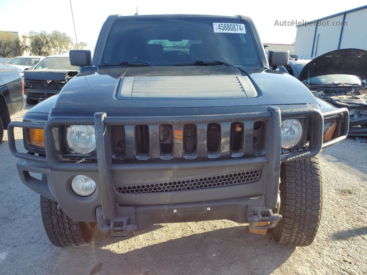 2007 Hummer H3  Черный vin: 5GTDN13E978240233