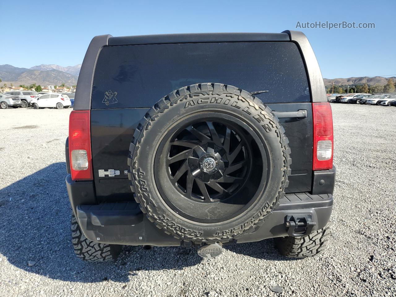 2007 Hummer H3  Черный vin: 5GTDN13E978244086