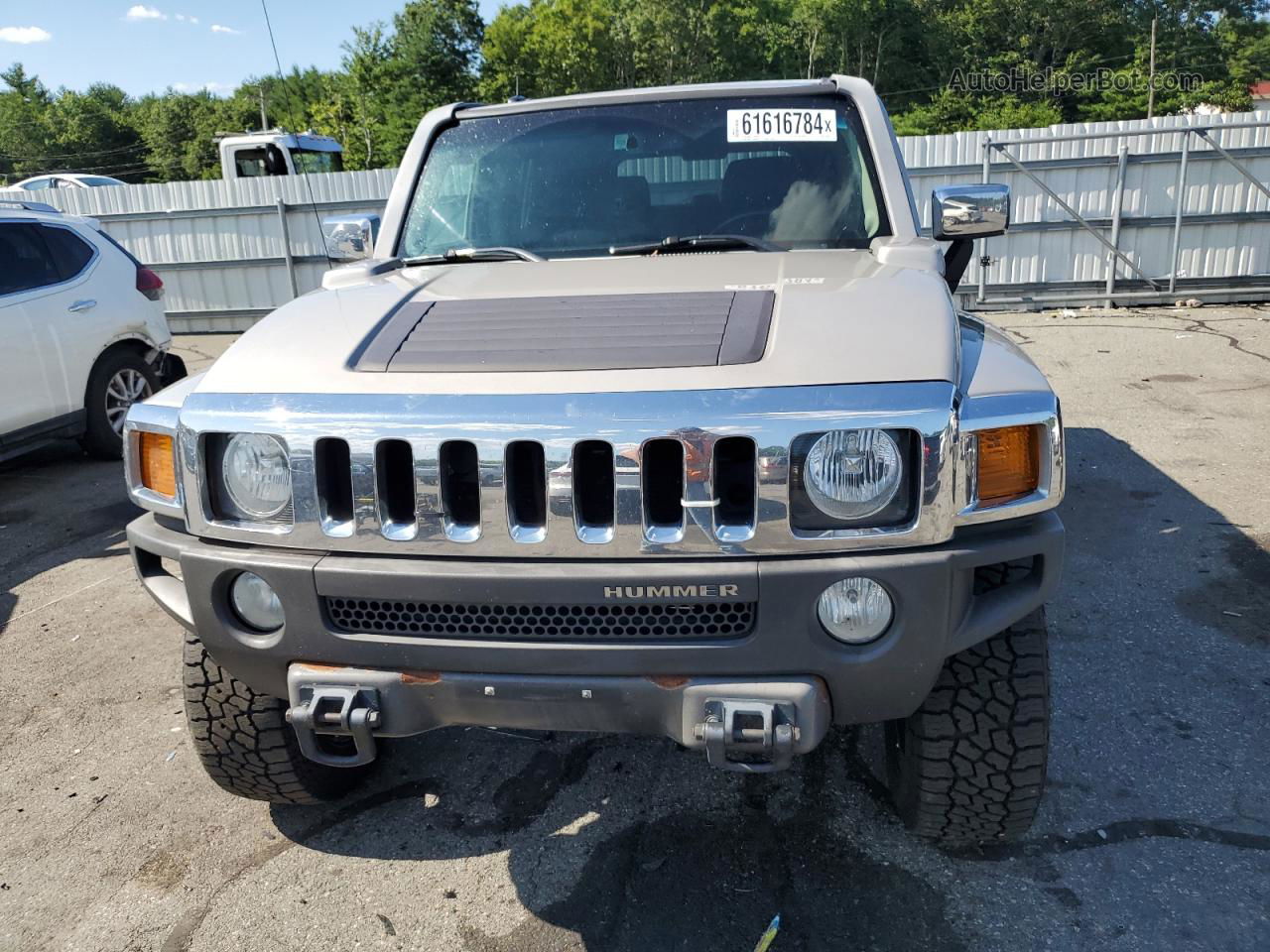 2007 Hummer H3  Silver vin: 5GTDN13EX78102409