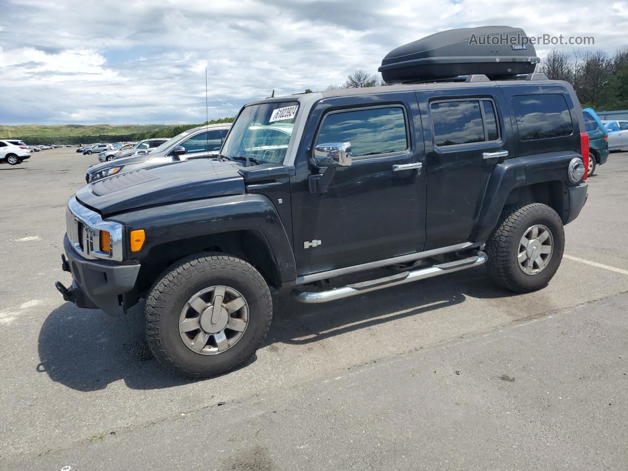 2007 Hummer H3  Black vin: 5GTDN13EX78189437