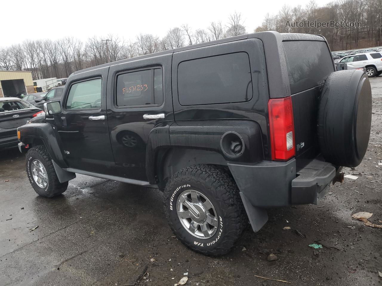 2007 Hummer H3  Черный vin: 5GTDN13EX78190796