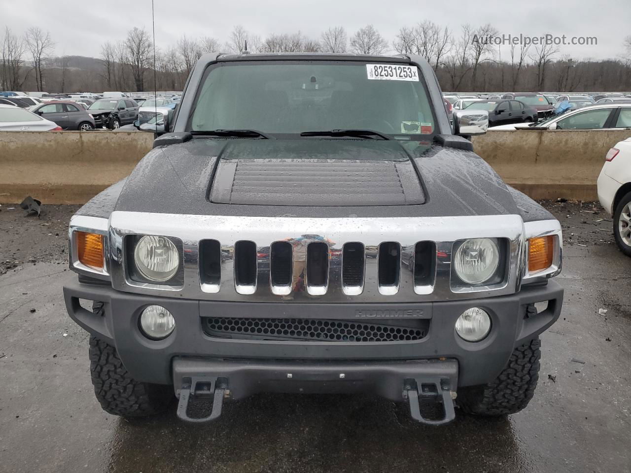 2007 Hummer H3  Black vin: 5GTDN13EX78190796