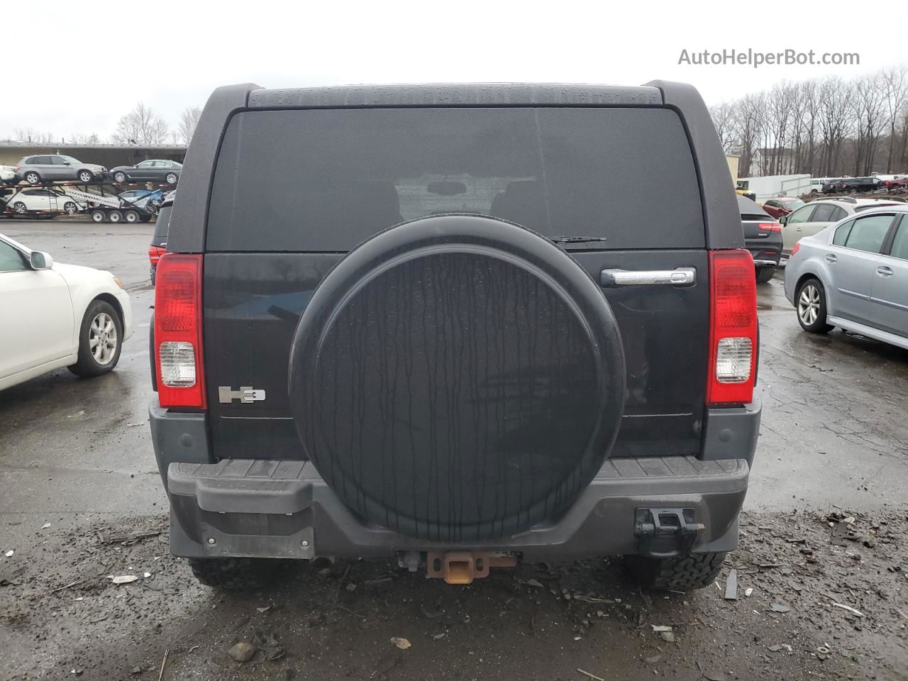 2007 Hummer H3  Black vin: 5GTDN13EX78190796