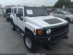 2007 Hummer H3 Suv White vin: 5GTDN13EX78209766