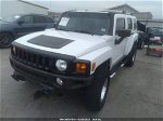 2007 Hummer H3 Suv White vin: 5GTDN13EX78209766