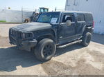 2007 Hummer H3 Suv Black vin: 5GTDN13EX78245201