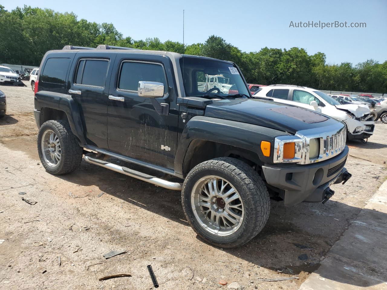 2007 Hummer H3  Black vin: 5GTDN13EX78253511