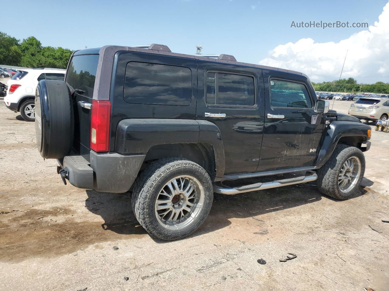 2007 Hummer H3  Black vin: 5GTDN13EX78253511