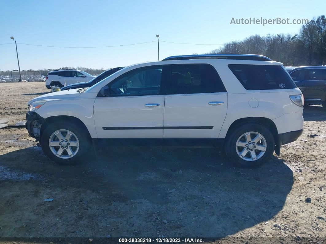 2008 Saturn Outlook Xe White vin: 5GZER13708J207745