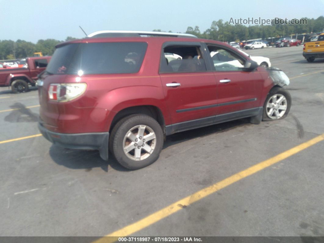 2008 Saturn Outlook Xe Red vin: 5GZER13728J168169