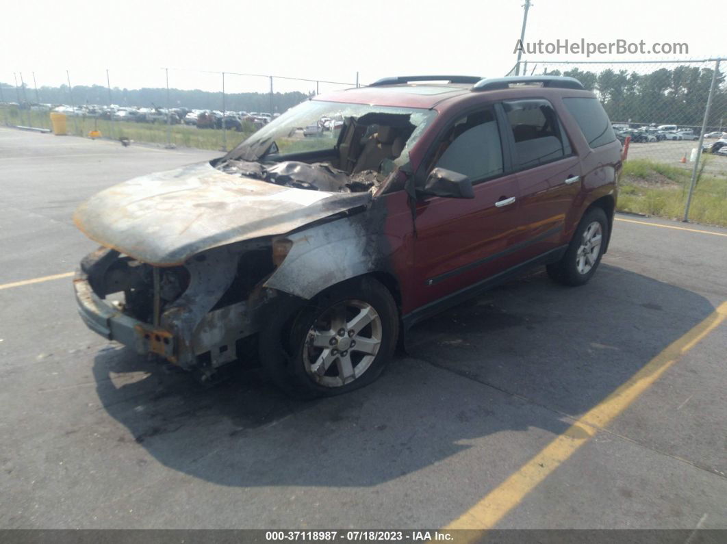 2008 Saturn Outlook Xe Red vin: 5GZER13728J168169