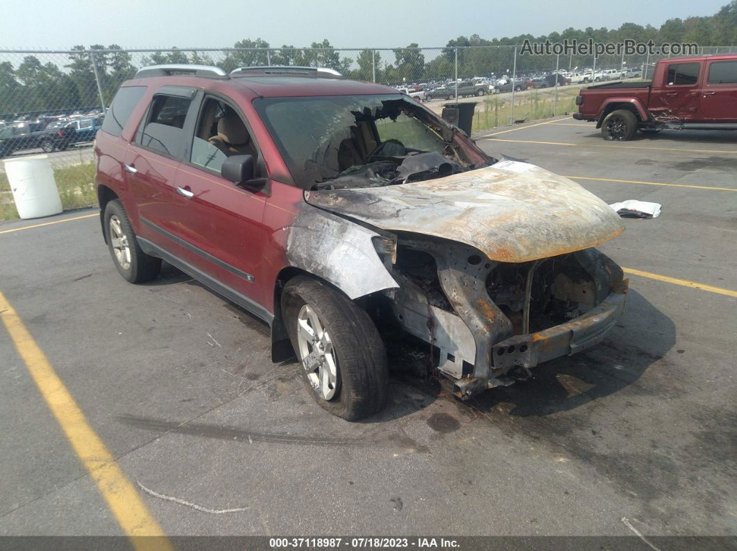 2008 Saturn Outlook Xe Red vin: 5GZER13728J168169